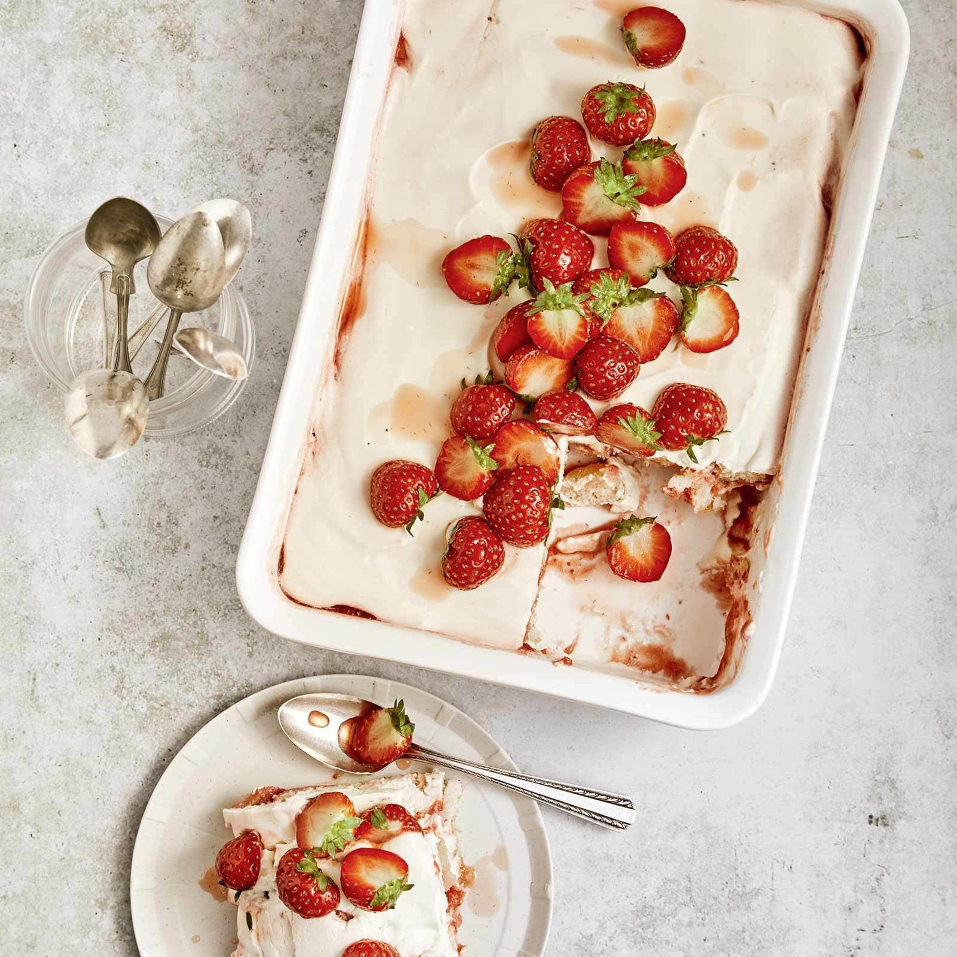 Tiramisu aux fraises