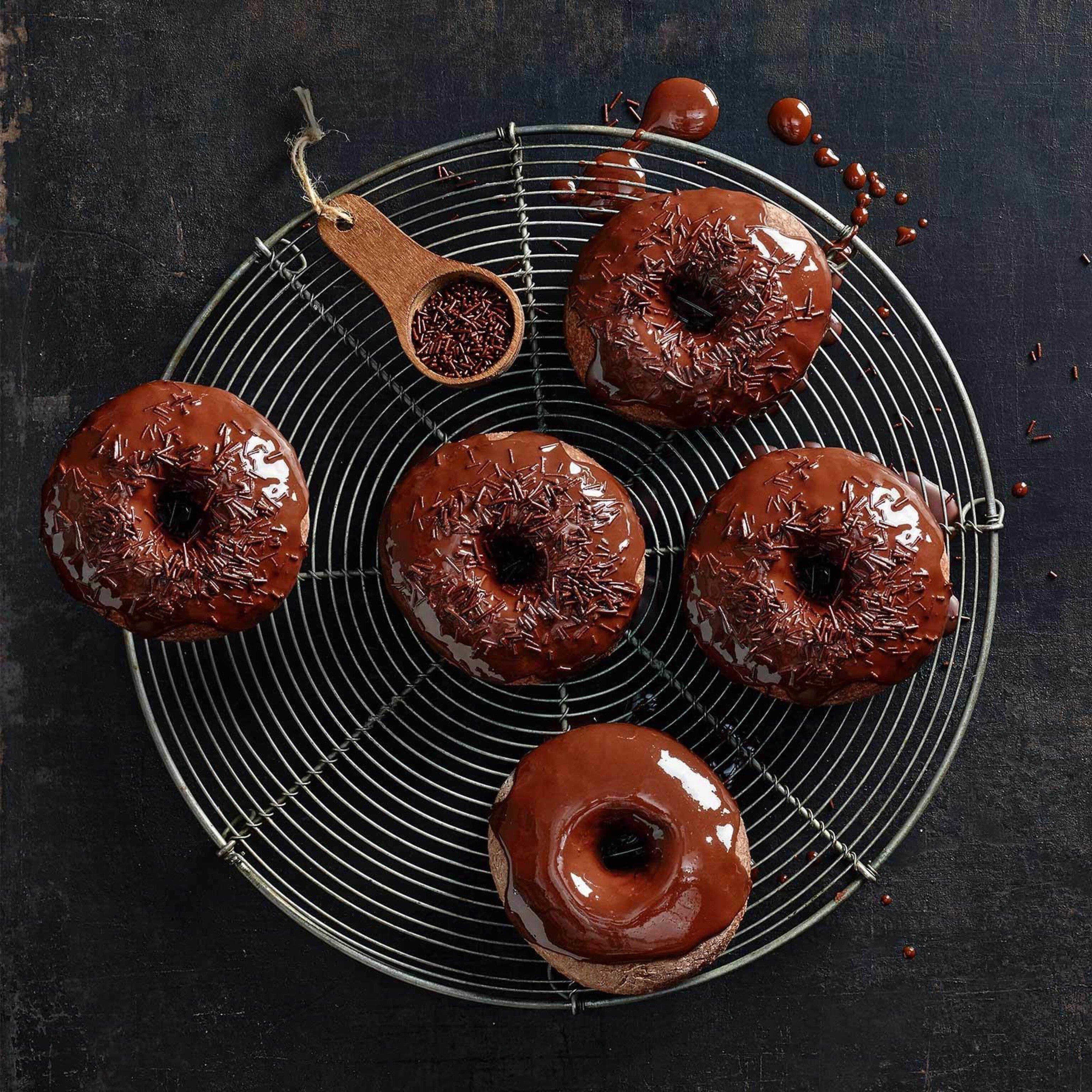 Glutenfreie Schokolade-Donuts