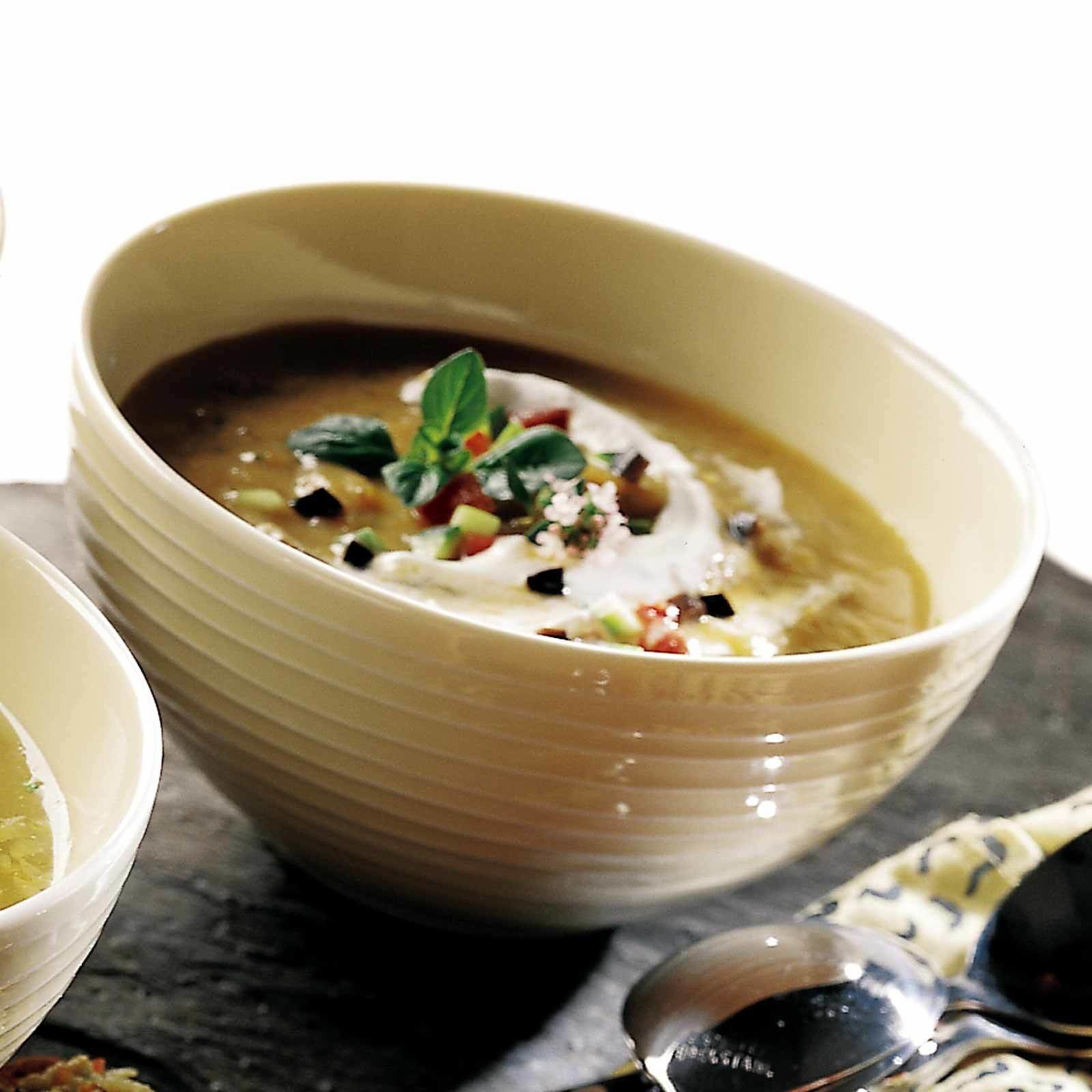 Kalte Ratatouille-Suppe