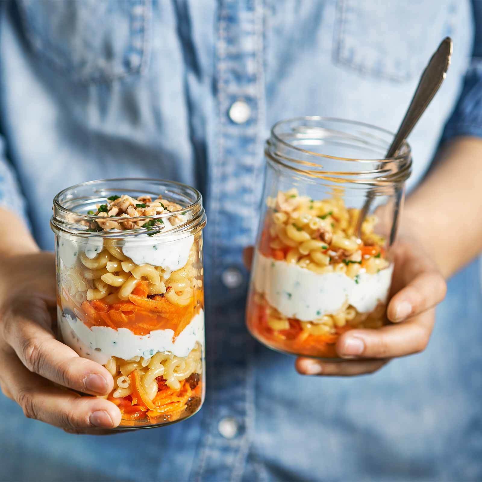Salade cornettes et carottes