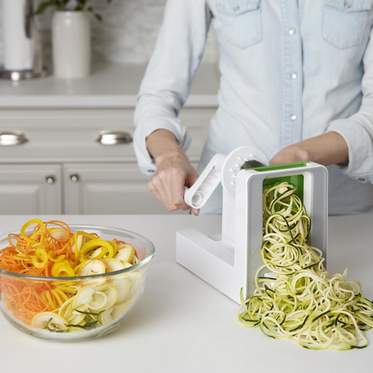 Spiraliseur électrique Veggetti Power 6-en-1 - Boîte Ouverte, Jamais Servi - 100W