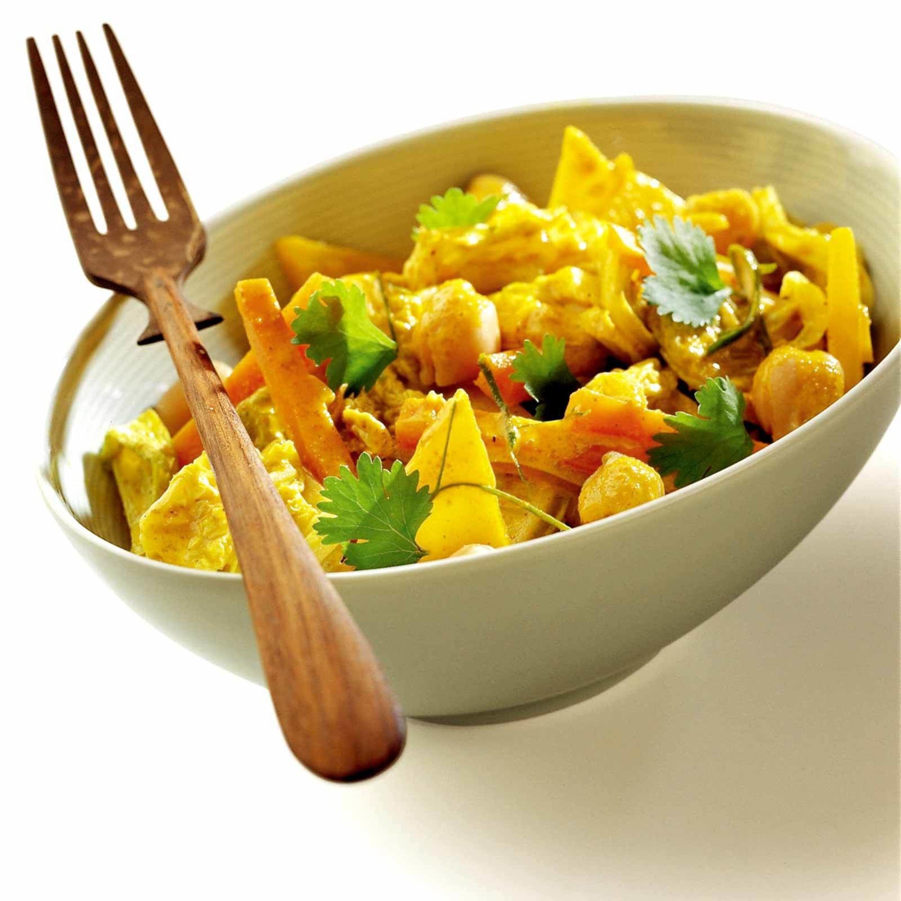 Gemüse-Curry mit Kichererbsen
