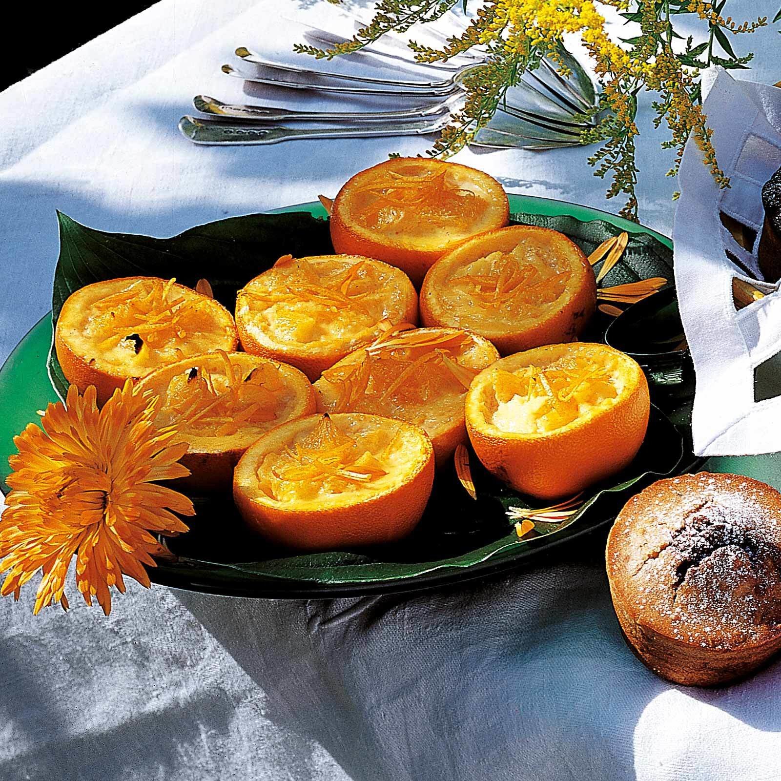 Orangen-Flans