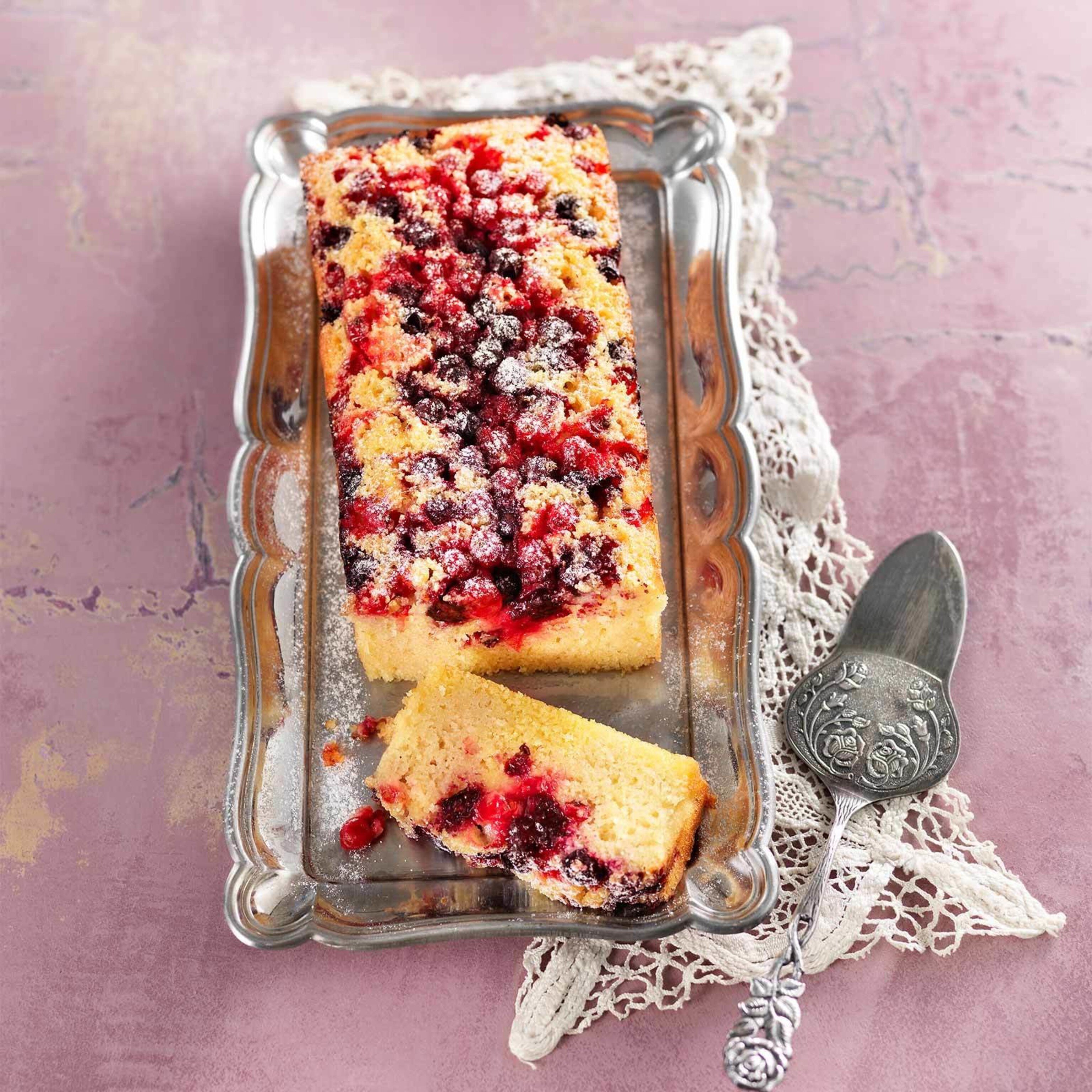 Getränkter Beerencake