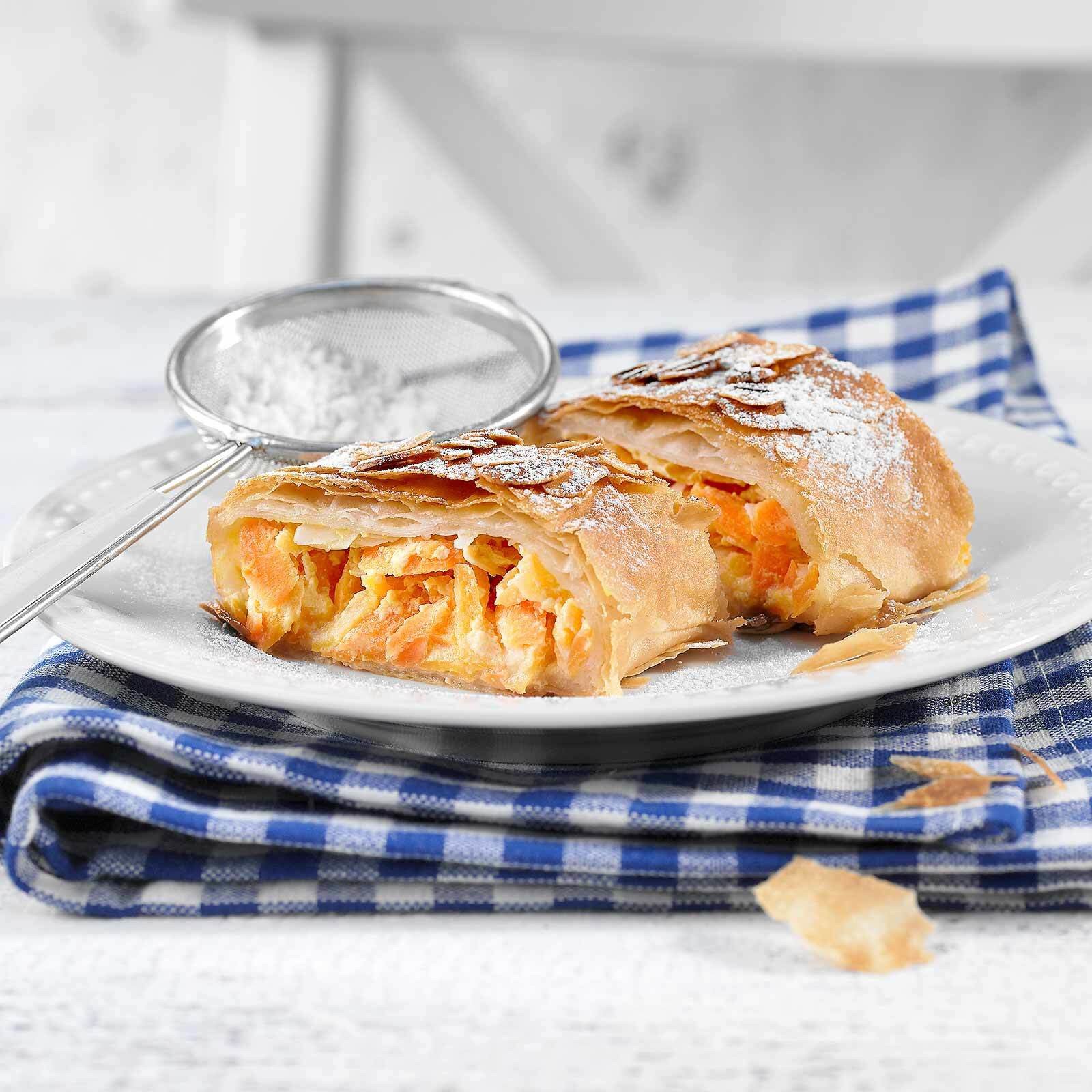 Strudel yogourt-carotte
