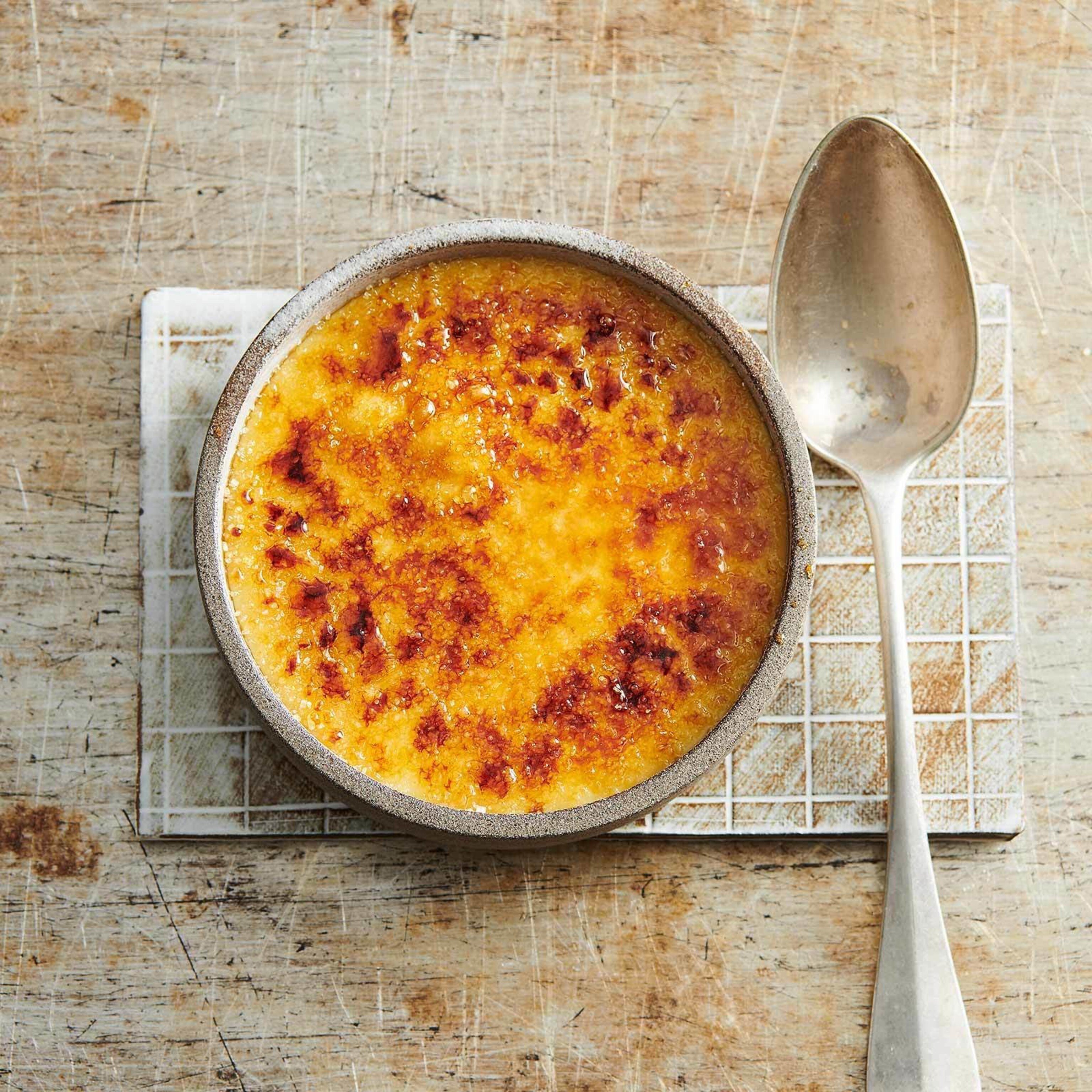 Crème catalane au sirop d’érable