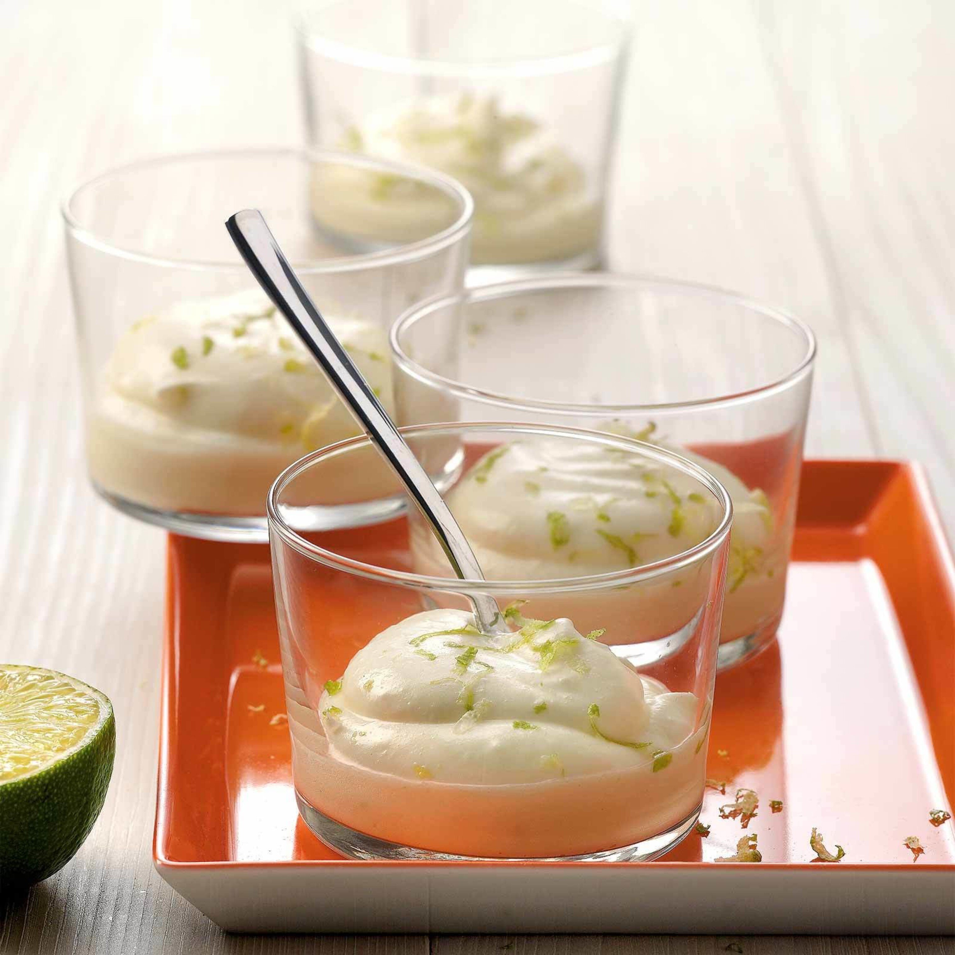 Crème limette éclair