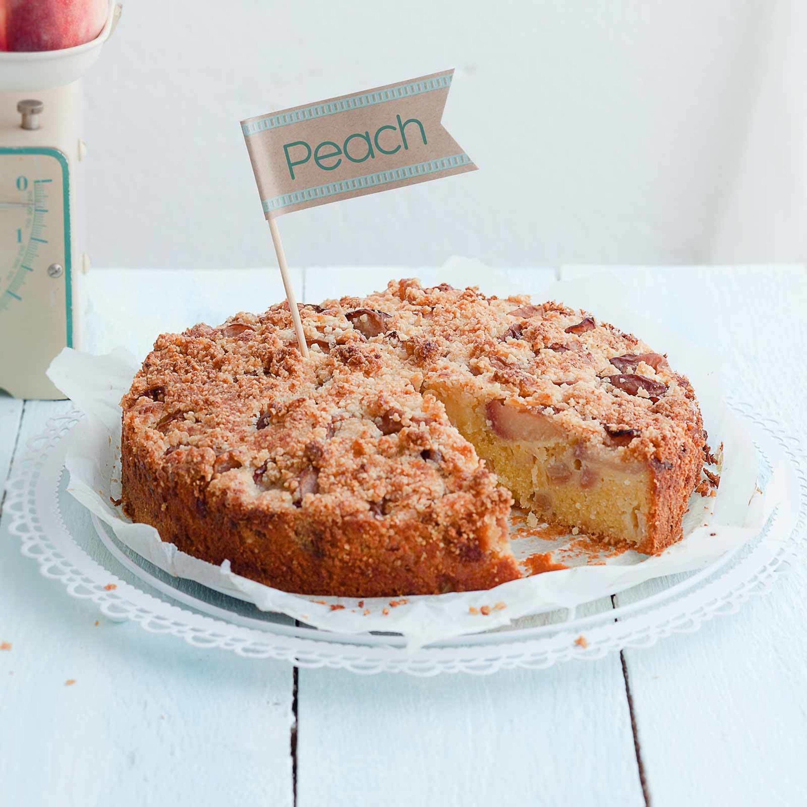 Pfirsich-Streuselkuchen