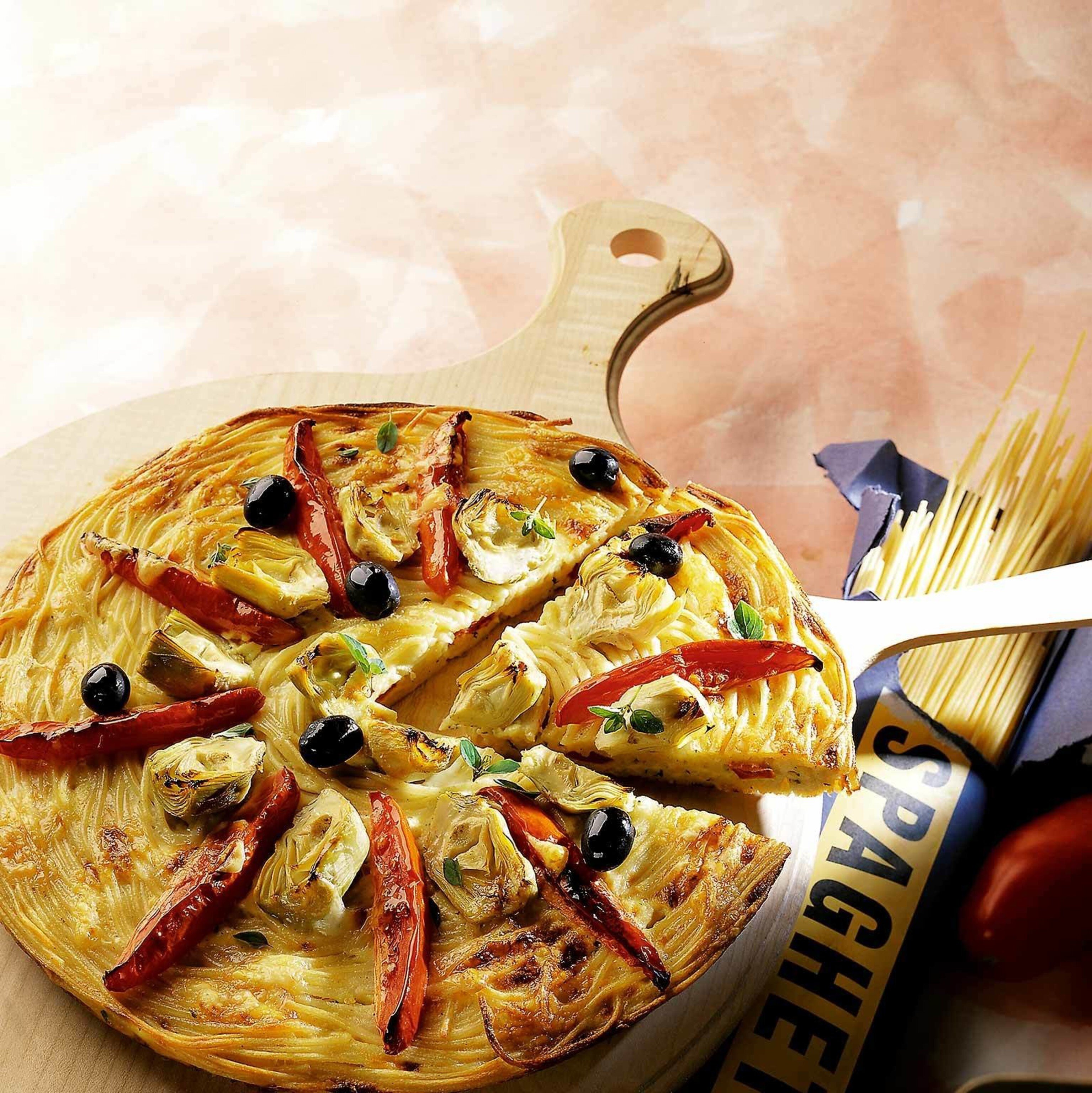 Spaghetti-Pizza