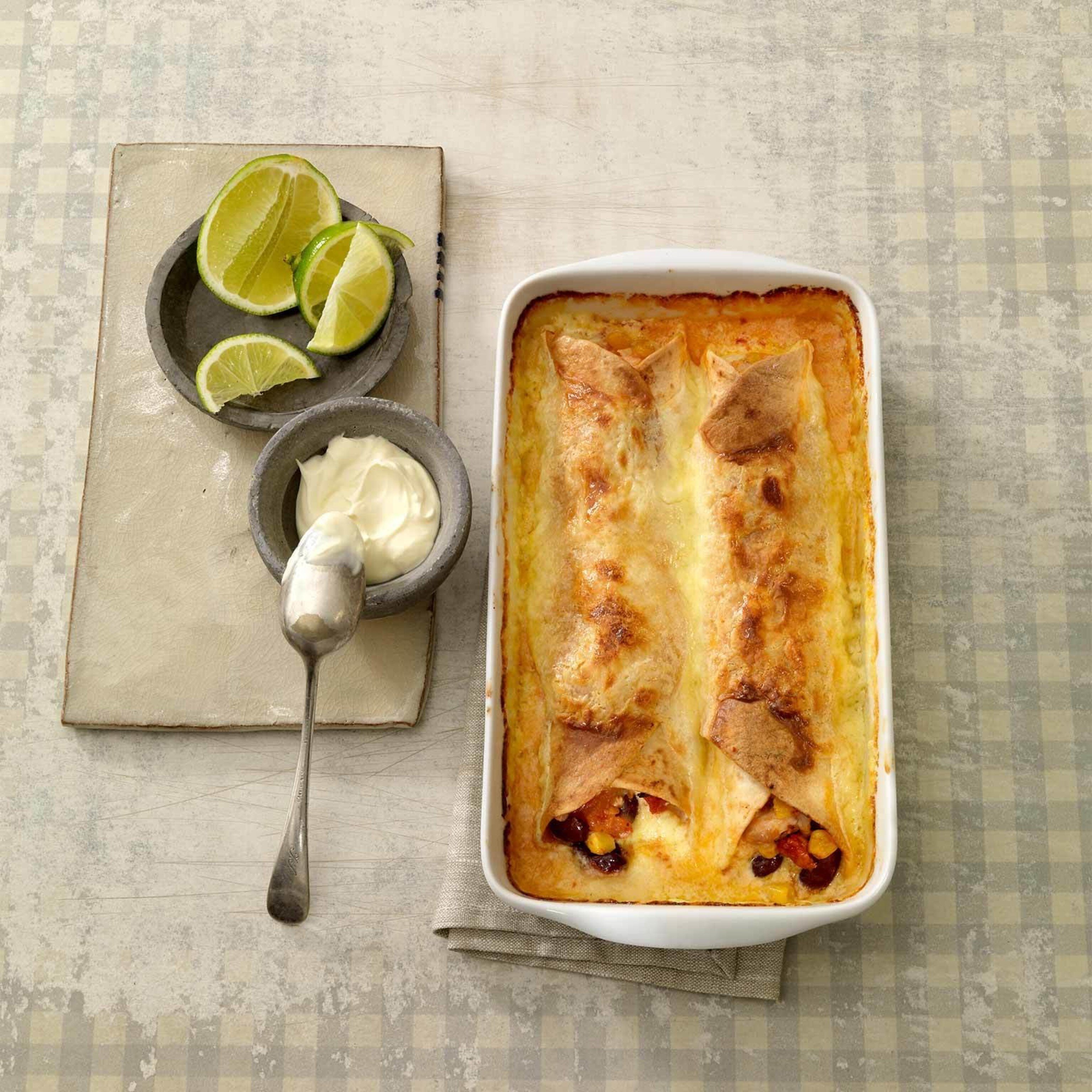 Gratinierte Enchiladas