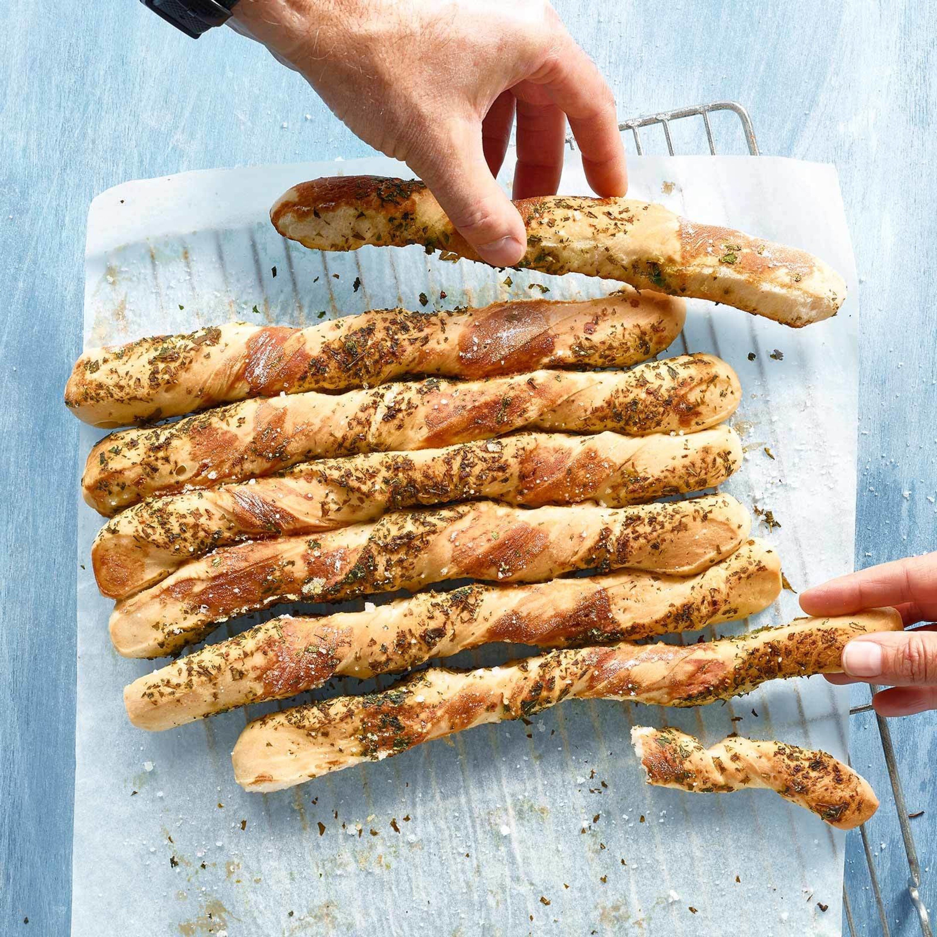 Laugen-Knoblauchbrot