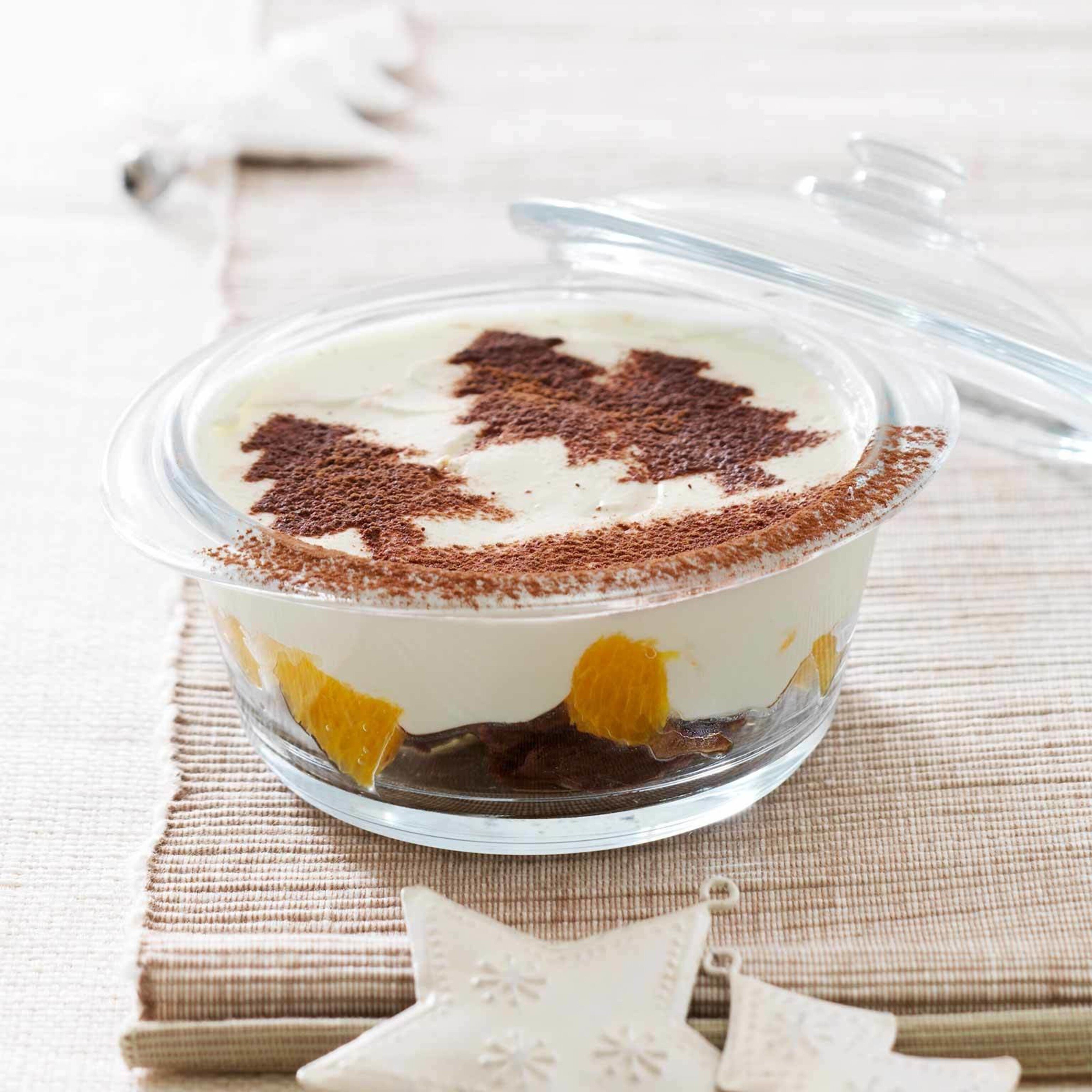 Tiramisu à l’orange en verrine