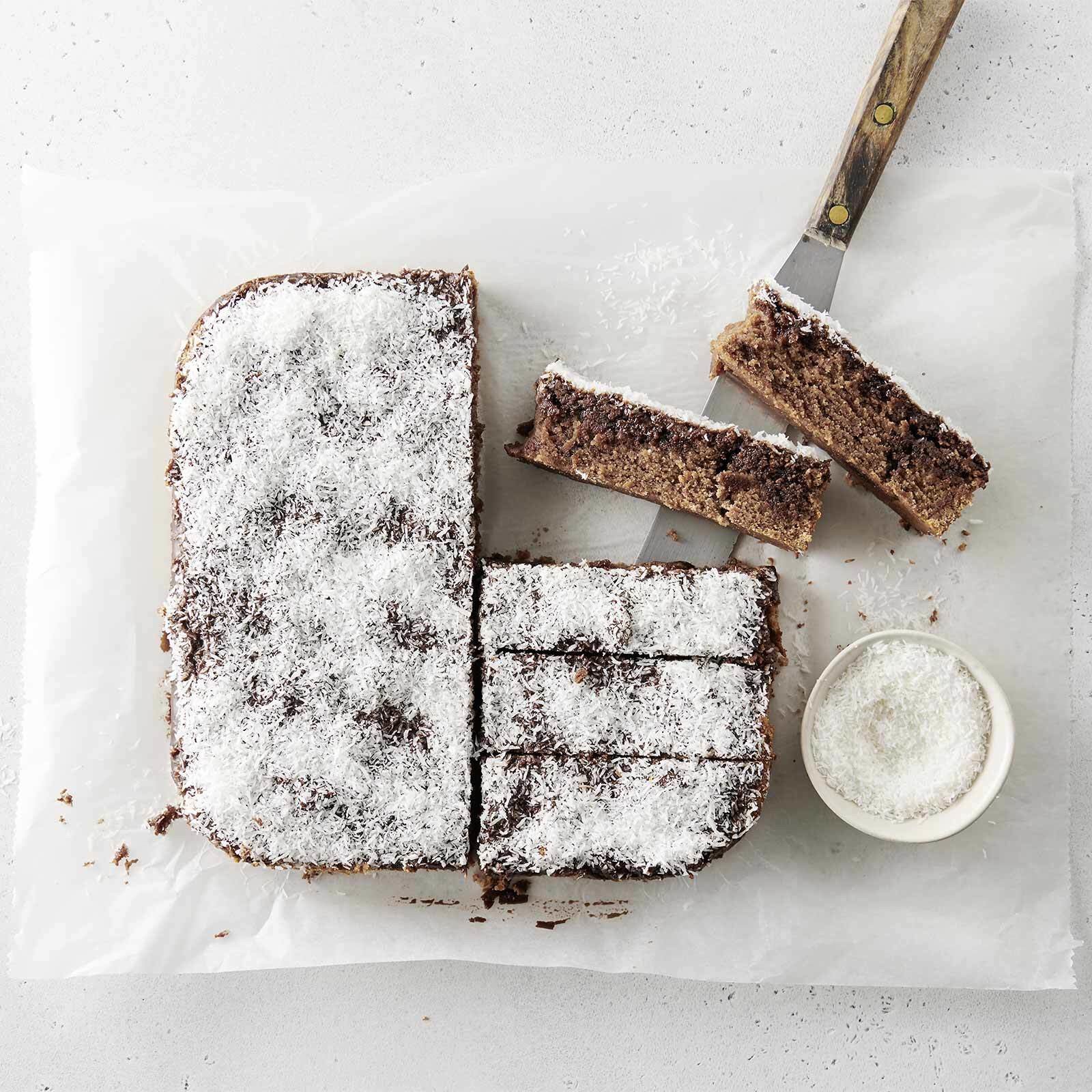 Glutenfreier Kokos-Schokoladekuchen