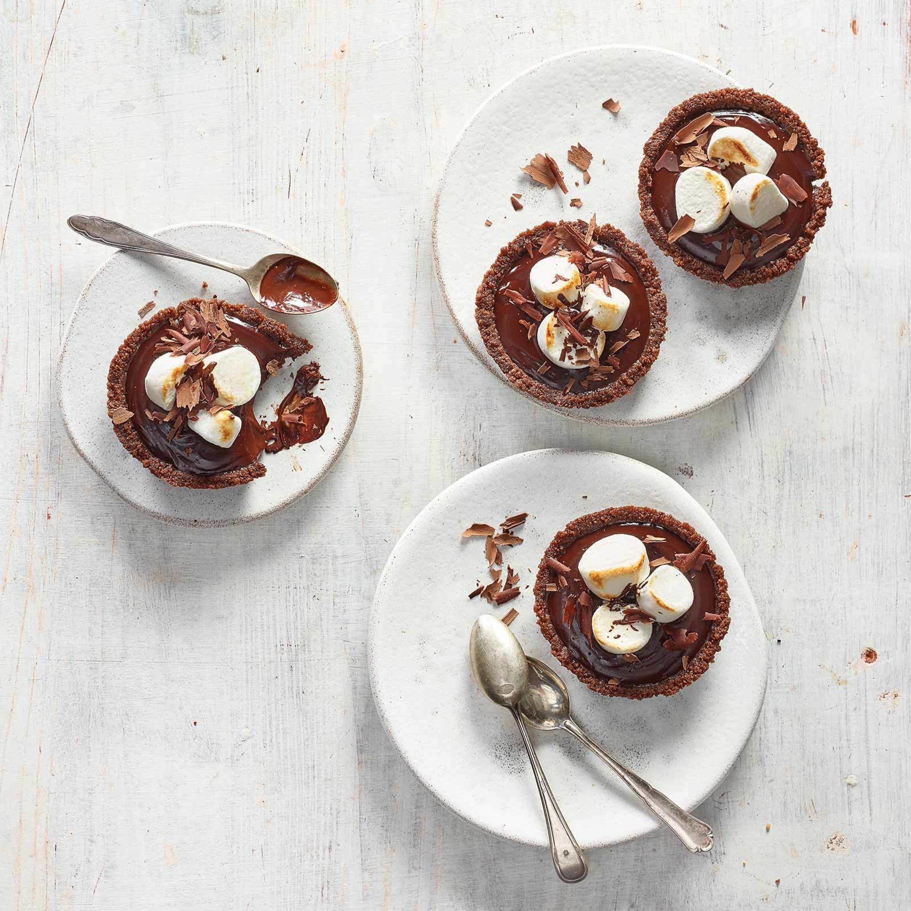 No bake Schoggi-Tartelettes