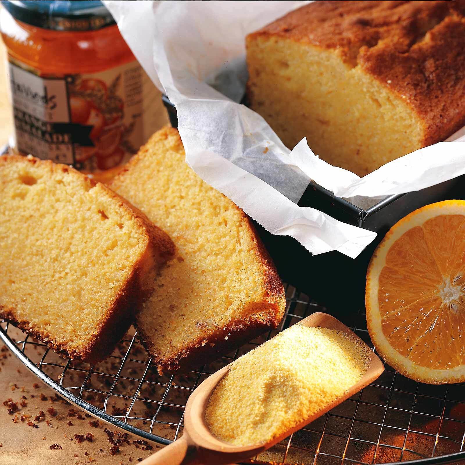 Orangen-Mais-Cake