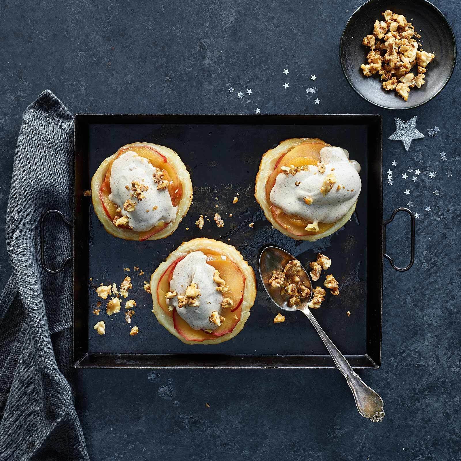Tartes Tatin et glace cannelle