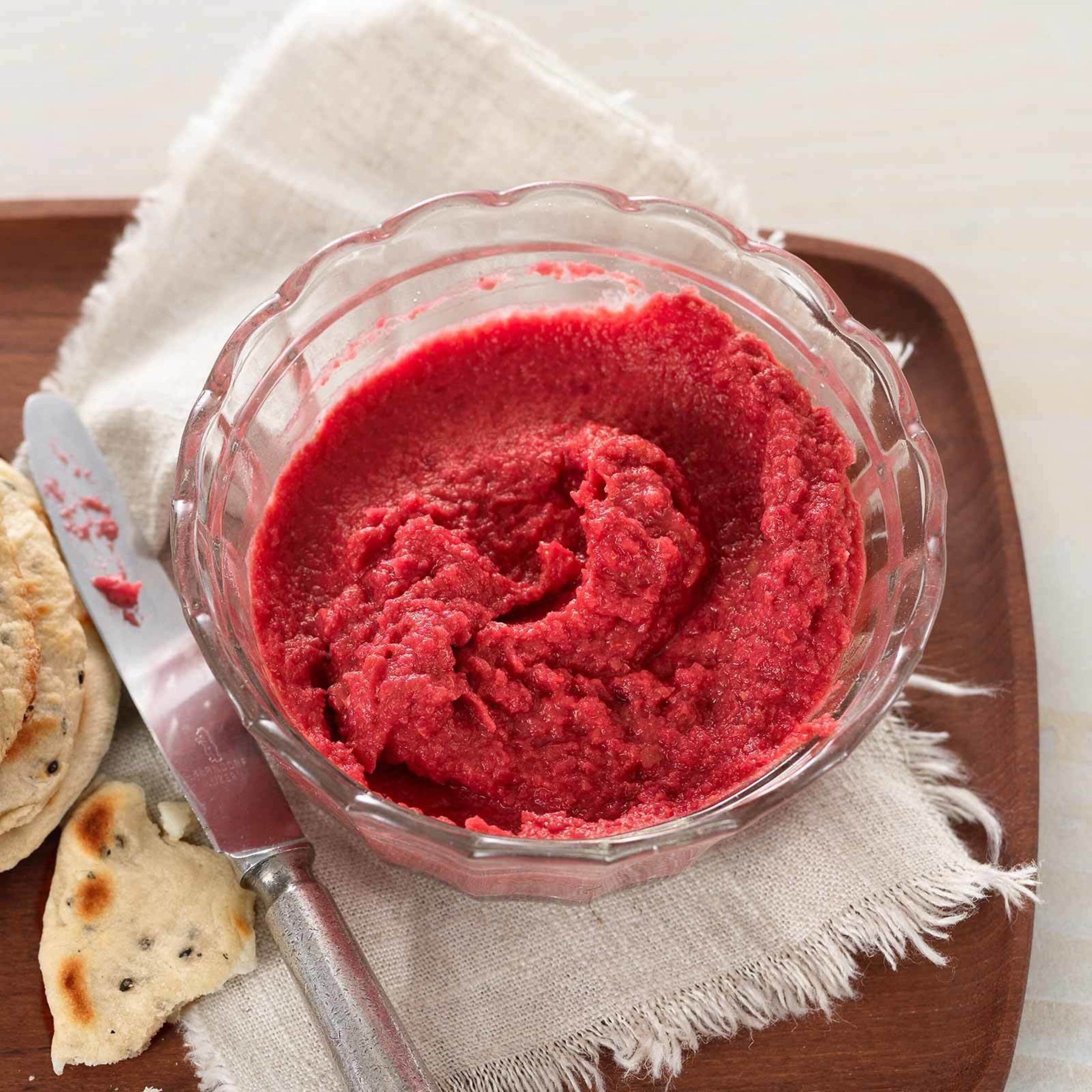 Houmous à la betterave