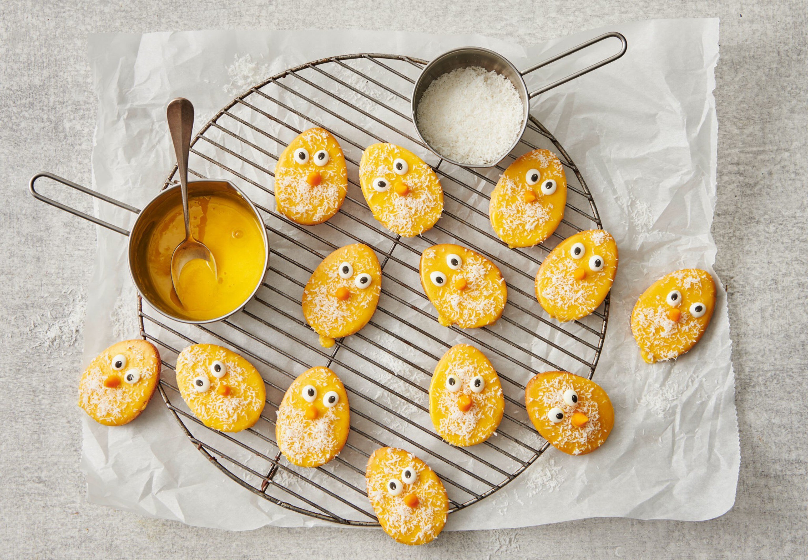 Glutenfreie Kokos-Osterguetzli