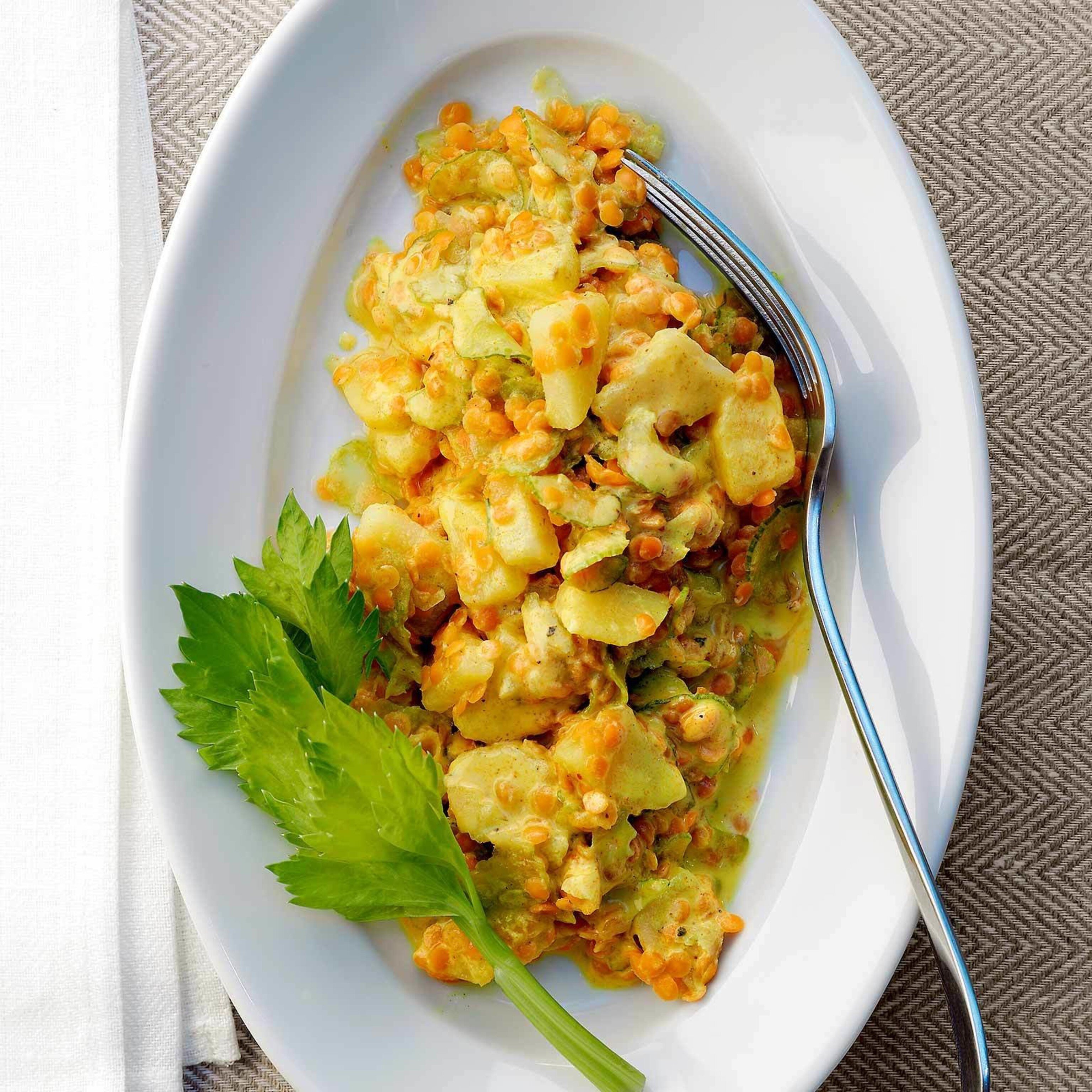 Kartoffel-Linsen-Salat