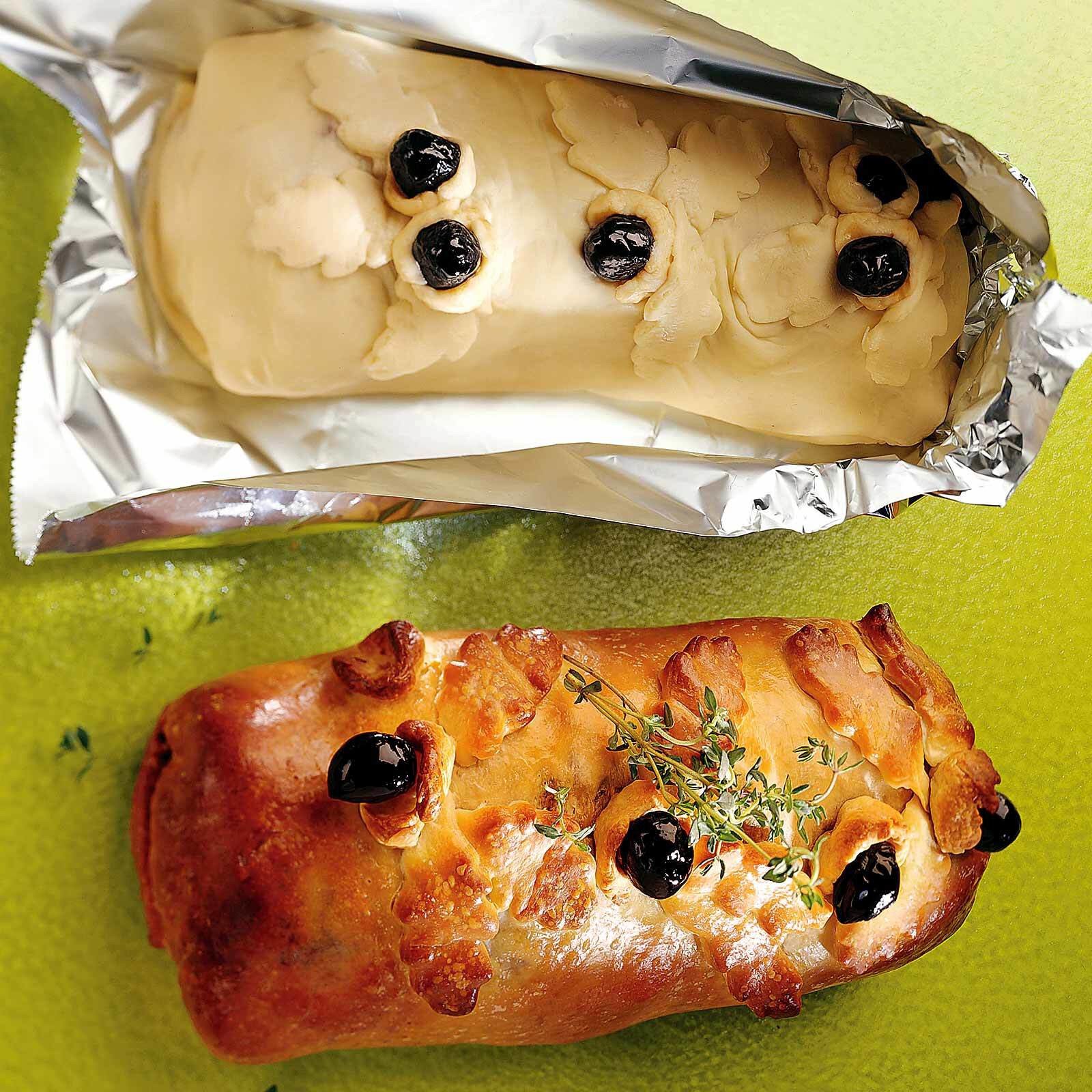 Filet provençal im Pizzateig